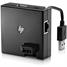 HP LAN and USB Travel Hub - hub - 4 ports - desktop BM868AA#ABA